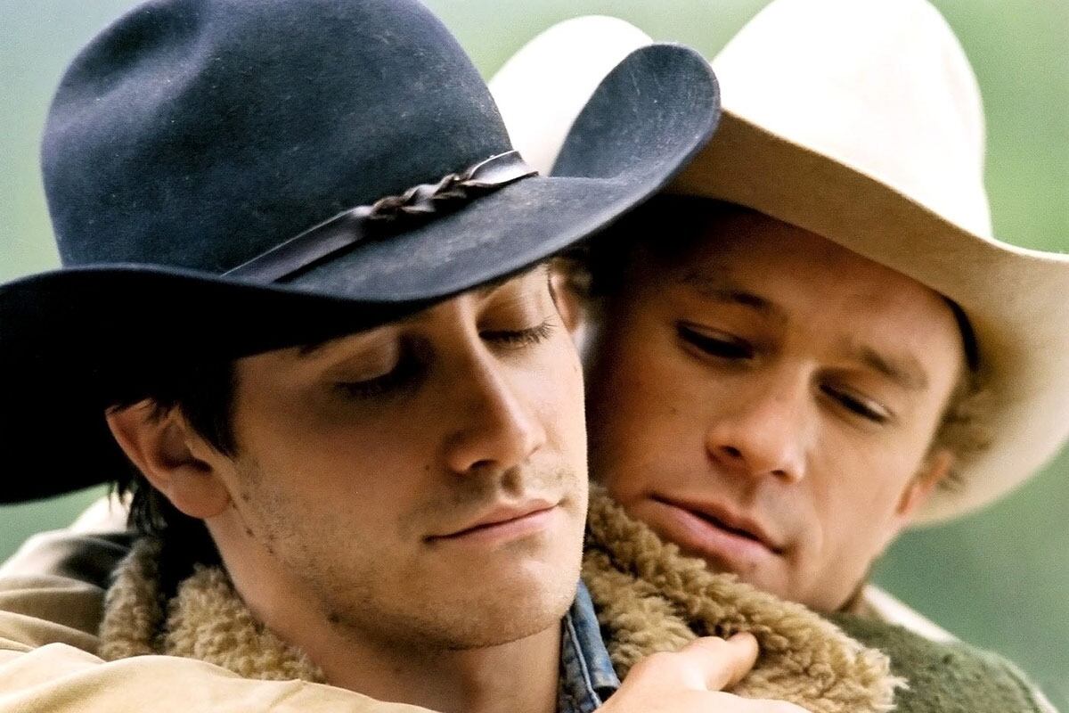 Heath Ledger y Jake Gyllenhaal en 'Brokeback Mountain' (Ang Lee, 2006).