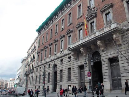 La sede del ministerio de Hacienda, en Madrid, en una imagen de archivo.