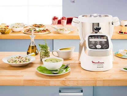 El robot de cocina ganador de nuestra comparativa es el Moulinex Cuisine Companion.