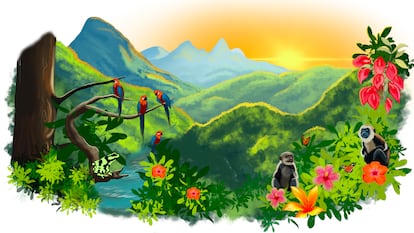 Ilustración del proyecto de microrrelatos.