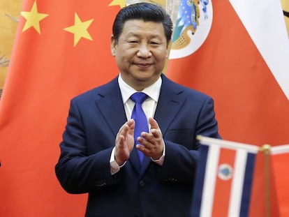 El presidente chino, Xi Jinping, en una reciente visita a Costa Rica.