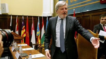 El ministro de Educación, Íñigo Méndez de Vigo, preside la reunión del Consejo de Universidades este miércoles.