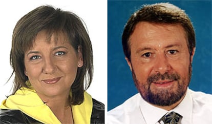 Olga Viza y Julio César Iglesias.