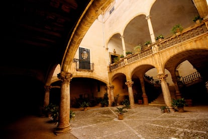 Patio de Can Vivot centro histórico de Palma (Mallorca)