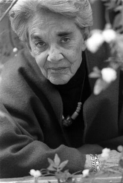 Chavela Vargas en una imagen de 1996. 