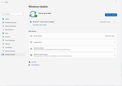 Actualización de Windows 11