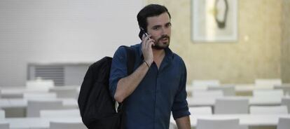 El diputado y líder de Izquierda Unida, Alberto Garzón.