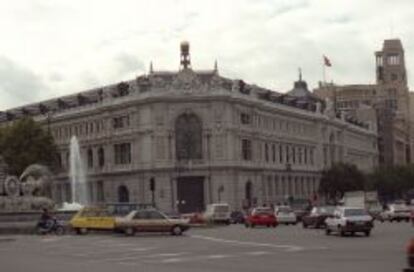 Fachada del Banco de España.
