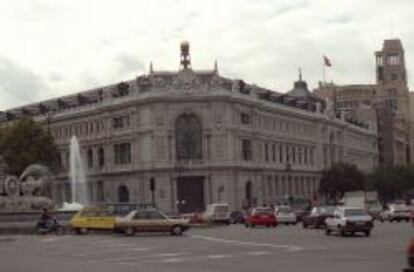 Fachada del Banco de Espa&ntilde;a. 