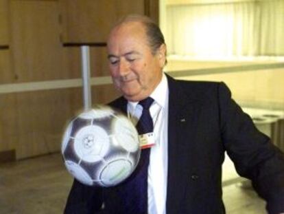 Blatter, en 2001