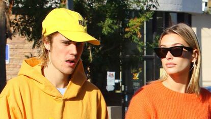 Justin Bieber y Hailey Baldwin, el pasado octubre en California.