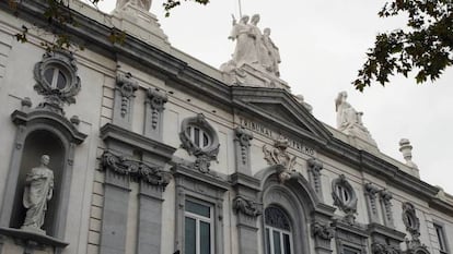 La sede del Tribunal Supremo, en Madrid.