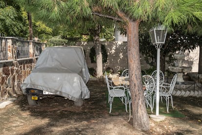 Un patio interior en la colonia Cuatro Vientos.