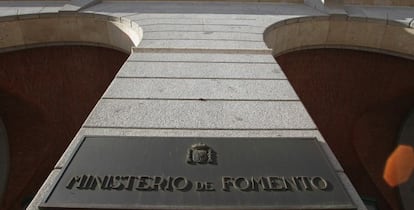 Fachada de la sede del Ministerio de Fomento.