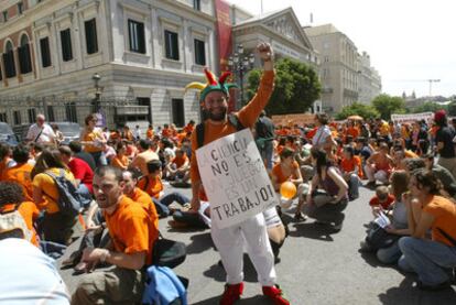 La asociación Precarios ha convocado manifestaciones de protesta.