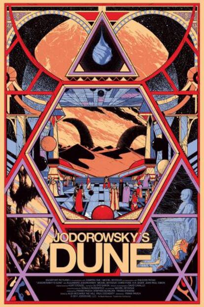 Cartel del documental 'Jodorowsky’s Dune', que cuenta la loca historia de la película de Jodorowsky, 'Dune'.