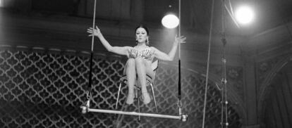 Pinito del Oro, durante su última actuación en el Circo Price, en 1970.
