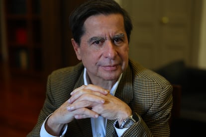 Juan Fernando Cristo, nombrado por el presidente de Colombia, Gustavo Petro, como nuevo ministro del interior, en las oficinas del ministerio, en Bogotá. Julio 19 de 2024.