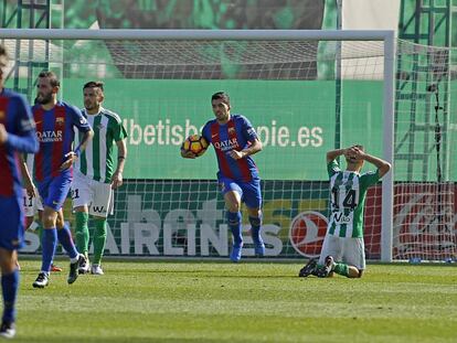 Luis Suárez, després de marcar el gol de l'empat.