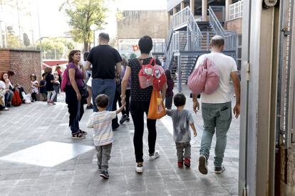 Colegio Torrent D'en Melis de Barcelona, uno de los que se abrió para el referéndum del 1-O.