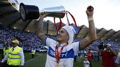 El chileno Nicolás Castillo, nuevo delantero de Pumas