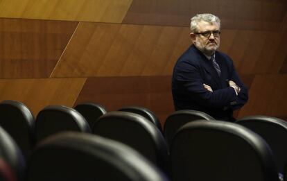 El nuevo director del Museo del Prado, Miguel Falomir, hoy en Madrid. 