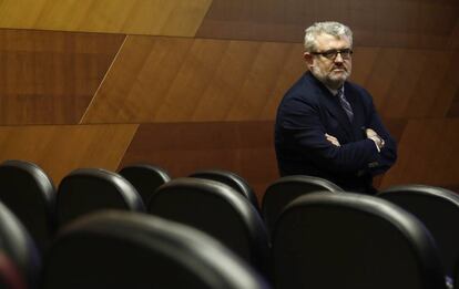 El nuevo director del Museo del Prado, Miguel Falomir, hoy en Madrid.