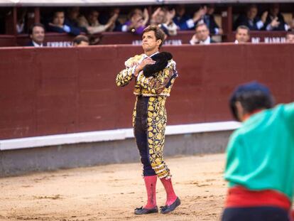 Julián López El Juli, en la plaza de Las Ventas, el pasado San Isidro.