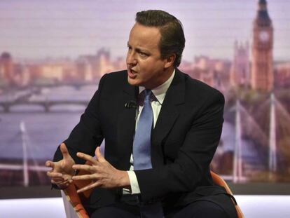 David Cameron, el domingo en la BBC.