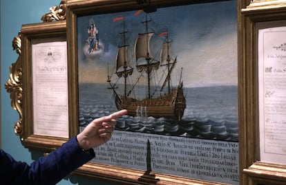 Imagen de la exposición 'El viaje del conocimiento. Un mundo de cosas maravillosas', en el Archivo General de Indias.