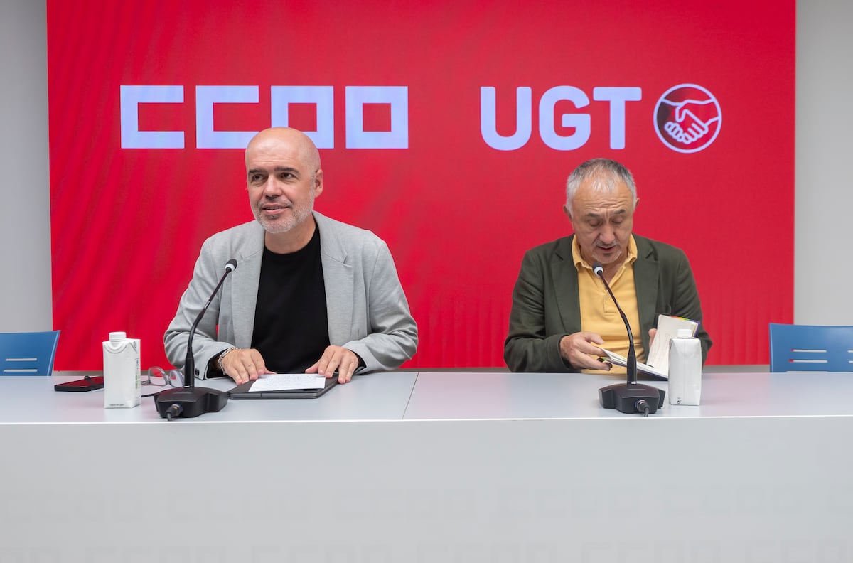 Los líderes de CC OO y UGT anuncian una “fuerte ofensiva salarial” tras el fracaso de las 37,5 horas
