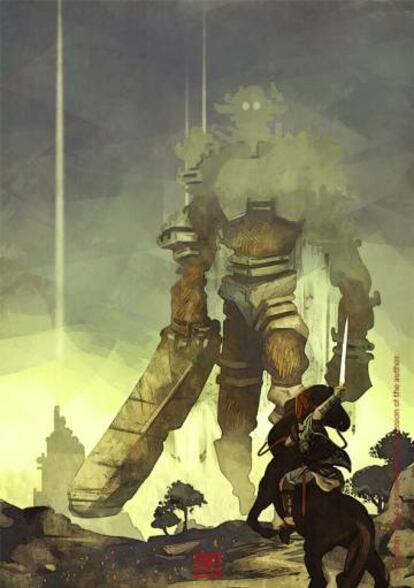 'Fan-art' de 'Shadow of the colossus'.