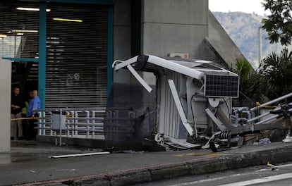 Caída de metrocable en Medellín