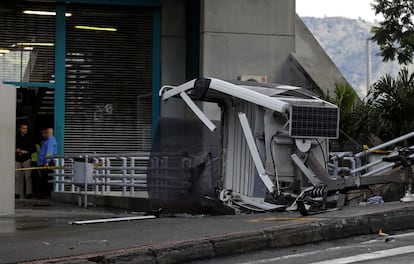 Cada de metrocable en Medelln