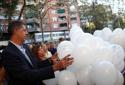 Alicia Sánchez-Camacho i Xavier García Albiol a l'acte de la Diada que ha celebrat el PP.