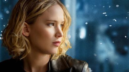 Jennifer Lawrence em uma cena de 'Joy'.