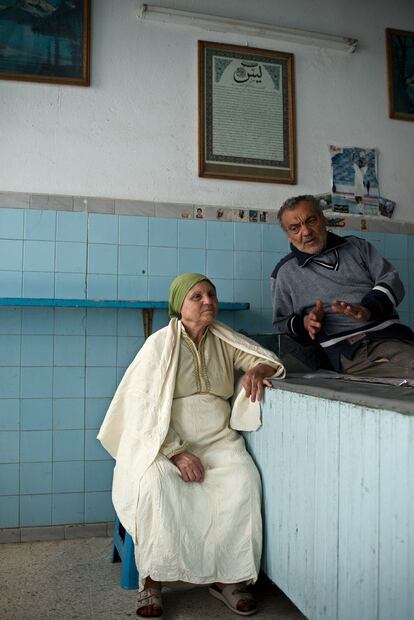Una lechería tradicional de Túnez en Cairuán.