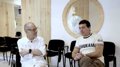 Lluís Pasqual y Antonio Banderas