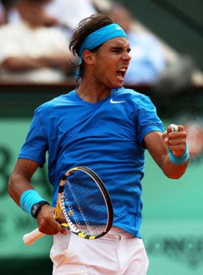 Nadal, durante el partido frente a Murray.