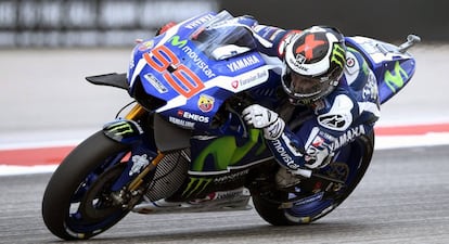 Jorge Lorenzo en el GP de Las Am&eacute;ricas.