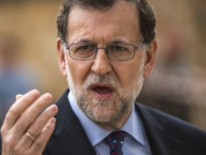 El presidente en funciones del Ejecutivo, Mariano Rajoy