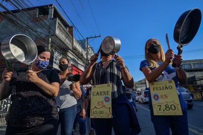 Brasil manifestación contra el hambre