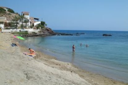 Playa de Calabardina, pedanía de Águilas (Murcia).