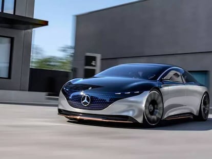 Vision EQS es el concepto de coche eléctrico de lujo de Mercedes Benz