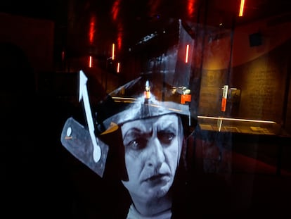 Imagen de la película 'Aelita, princesa de Marte', en la exposición.