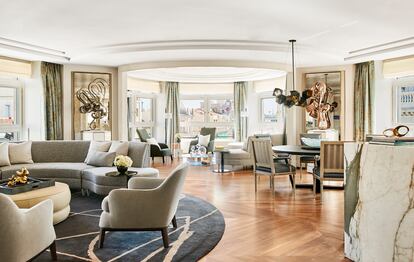 Suite presidencial del hotel Four Seasons Madrid.