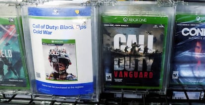 Juegos de Call of Duty, de Activision, en una tienda de Manhattan (Nueva York).