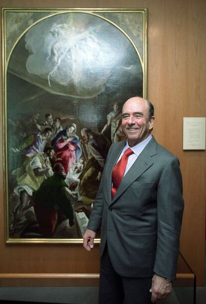 Emilio Botín, presidente del Grupo Santander, el 27 de diciembre de 2004.