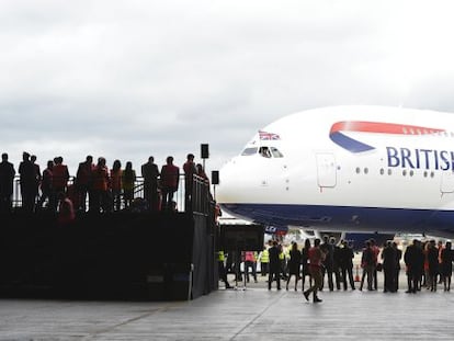 Avión de British Airways, una de las aerolíneas del grupo IAG.