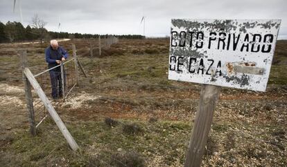 Parcela de la pedanía de Masa (Burgos) donde BNK quiere hace un pozo.